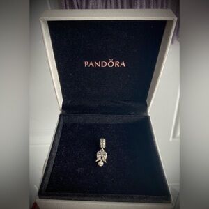 Pandora Guardian Angel with Pearl Charm - Retired
